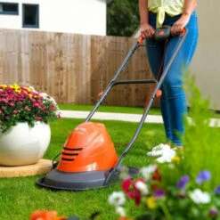 Tondeuse A Gazon électrique Sur Coussin D'air - Largeur De Coupe 25 Cm - Flymo Turbo Lite 250 -Einhell Boutique 05085c3727a0a2bb