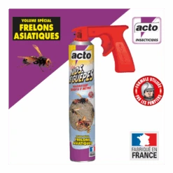 Lot De 4 Aérosols Acto Spécial Nids De Guepes - Efficacité Professionnelle - Vol -Einhell Boutique 562f0d038f752609