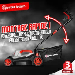 Tondeuse à Gazon électrique 1500w - Largeur De Coupe 37cm - Elem Garden -Einhell Boutique 63c1367c58e075.74982710