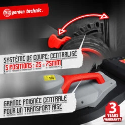 Tondeuse à Gazon électrique 1500w - Largeur De Coupe 37cm - Elem Garden -Einhell Boutique 63c1367c5ec8b2.44512653