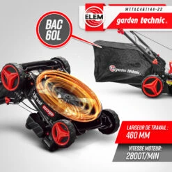 Tondeuse Thermique Autotractée 144.3cc - Largeur De Coupe 46cm - Elem Garden -Einhell Boutique 63c1367d6eb876.50155183