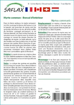 Kit De Culture - Myrte Commun - 30 Graines - Myrtus Communis -Einhell Boutique 640641b38ab843.99066445