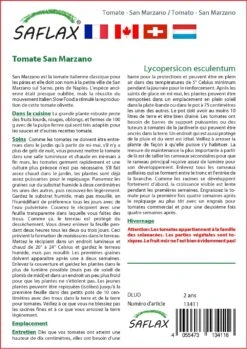 Kit De Culture - Tomate San Marzano - 10 Graines - Lycopersicon Esculentum -Einhell Boutique 640641fa3b6bc7.11460226
