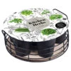 Plateau 6 Herbes Aromatiques Noir Mat