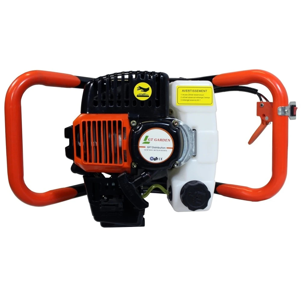 Tarière Thermique 52 Cm3, 3 Cv + Mèche 150 Mm 6 Tarière Thermique 52 Cm3, 3 Cv + Mèche 150 Mm – Image 4