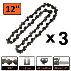 Lot De 3 Chaînes 44 Maillons Pour Multifonction 4 En 1 Et Outil Sur Perche -Einhell Boutique 642c70df8e00d8.79142255