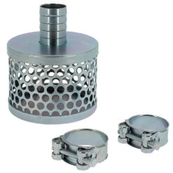 Crépine Pour Tuyau D'aspiration 38 Mm + 2 Colliers De Serrage