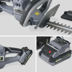 Voltr – Taille-haies Sans Fil 51cm – Avec Batterie Lithium Ion + Chargeur 20v. Normes Ce. Cache Lames Inclus -Einhell Boutique 6445ca33649968.71922918