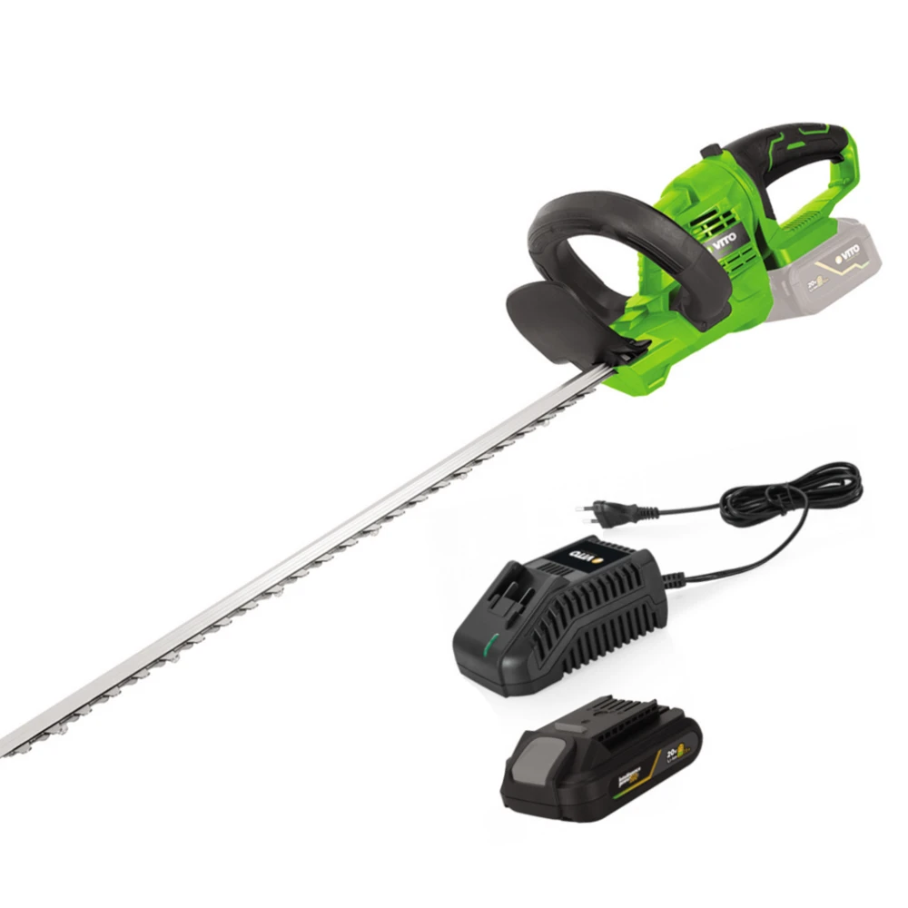 Taille Haies Sans Fil 20v Lame 51cm + Batterie Lithium 4ah + Chargeur Rapide Vito Ego Li 3 Taille Haies Sans Fil 20v Lame 51cm + Batterie Lithium 4ah + Chargeur Rapide Vito Ego Li