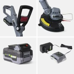 Voltr - Tondeuse à Gazon Sans Fil 30cm Batterie 20v Lithium 4ah Et Chargeur + Débroussailleuse Sans Fil ø25cm Avec Batterie Lithium 14 Voltr - Tondeuse à Gazon Sans Fil 30cm Batterie 20v Lithium 4ah Et Chargeur + Débroussailleuse Sans Fil ø25cm Avec Batterie Lithium -Einhell Boutique 64627aebebc862.99329642