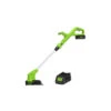 Coupe Bordure 30cm Greenworks 24v - 1 Batterie 2,0 Ah - 1 Chargeur - G24ltk2 -Einhell Boutique 64773dd4d3e4d1.86322987