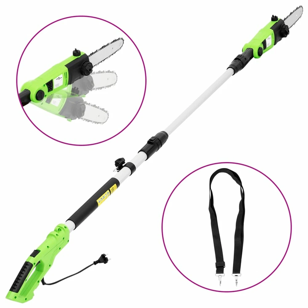 VIDAXL Tronçonneuse électrique à Perche Télescopique 25 Cm 710 W 3 VIDAXL Tronçonneuse électrique à Perche Télescopique 25 Cm 710 W