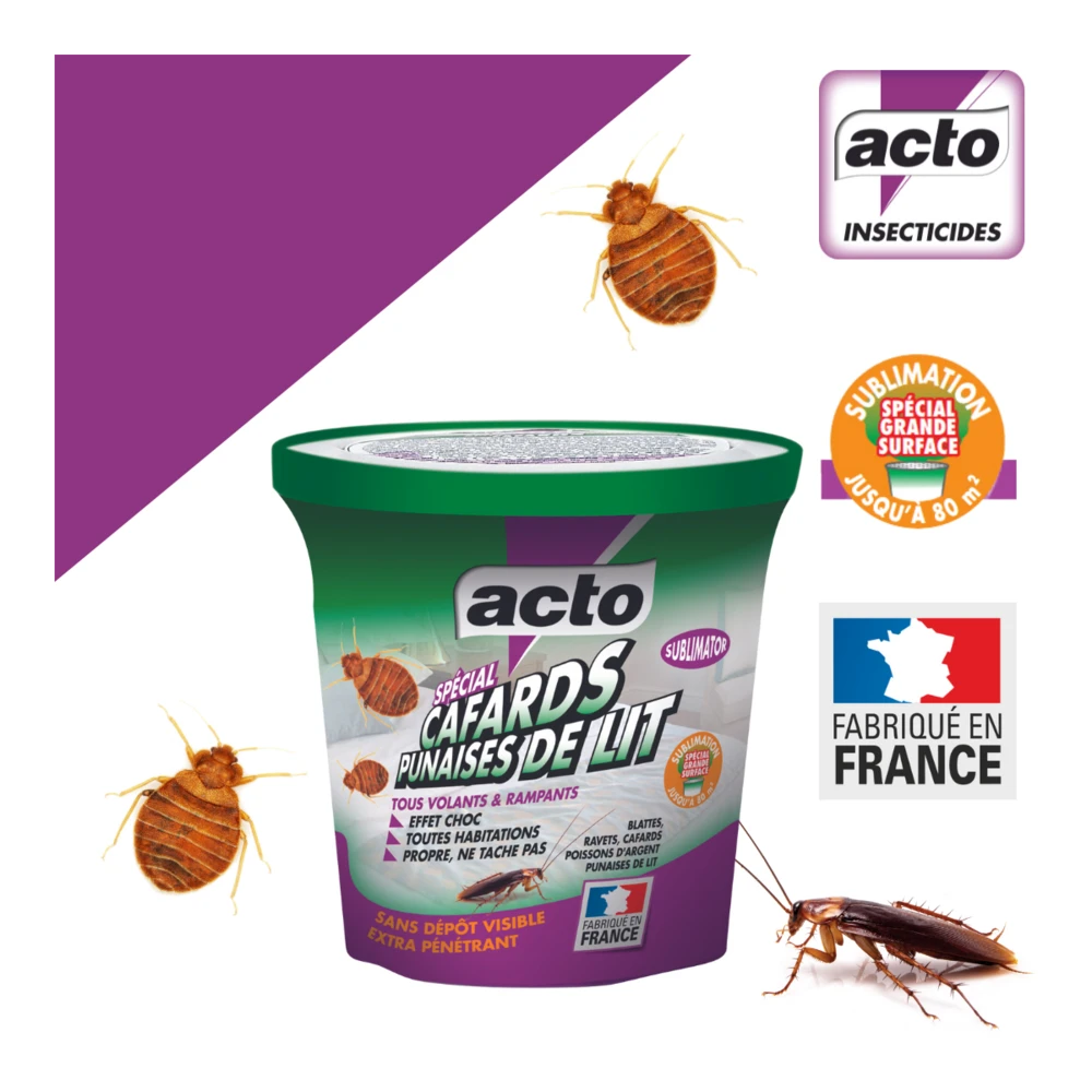 Acto Sublimator, éliminateur De Cafards Et Punaises De Lit 4 Acto Sublimator, éliminateur De Cafards Et Punaises De Lit – Image 2